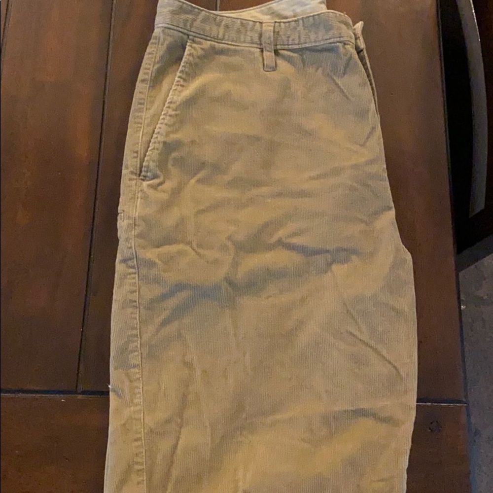Tan Woolrich Corduroy Pants